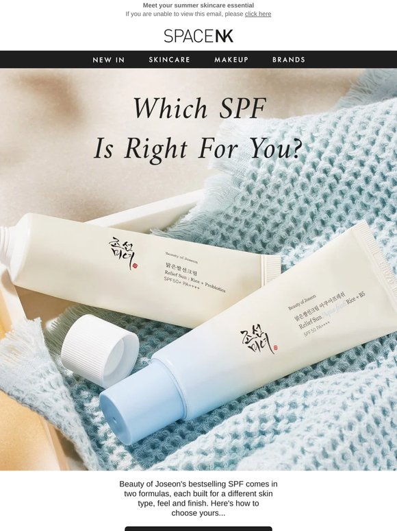 Which Beauty of Joseon SPF is right for you?