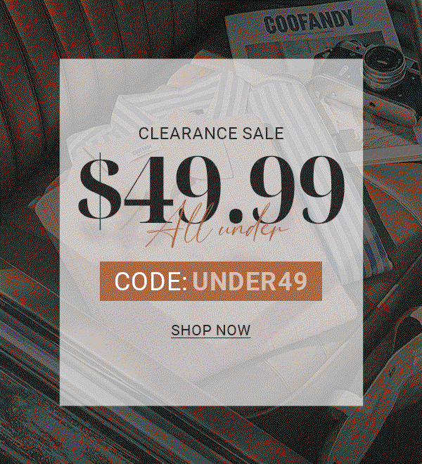 CLEARANCE: $49.99