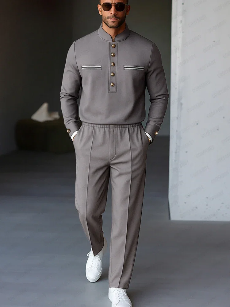 Image of Casual Military Style Matching Set