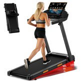 ROBORE SF20 Foldable Treadmill with 15% Incline, 12km/h Speed, 136kg Max Load, 3.0HP Quiet Brushless Motor, 97×40cm Running Belt, Triple Shock Absorption, 7-Layer Cushion