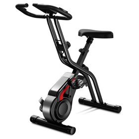 ROBORE CBX10 Home Exercise Bike, Quiet Magnetic Resistance, LCD Display, Breathable PU Seat, Cardio Fitness Trainer