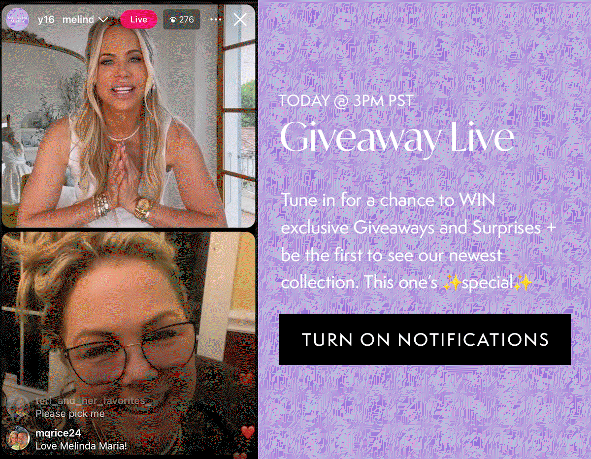 Giveaway Live @ 3PM PST