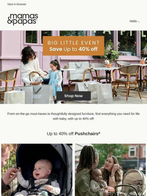 The perfect time to save on nursery & travel 🧡