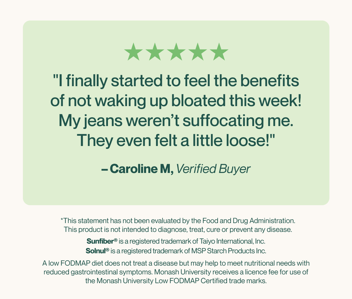 Customer Review of Foundational Daily Fiber