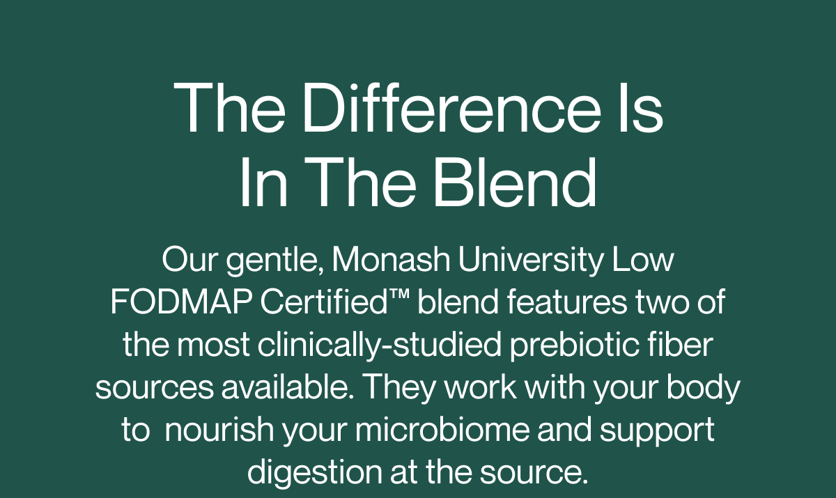 The Difference is in Our Blend