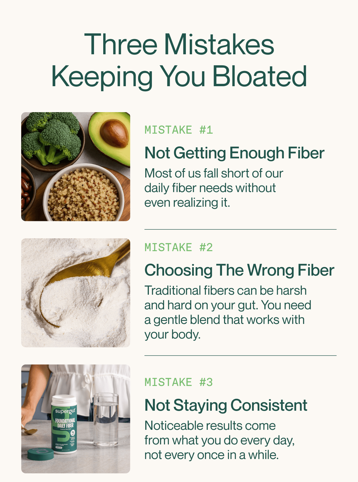 3 Mistakes Keeping You Bloated