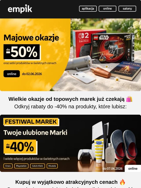 Okazje do -50%, które umilą codzienność 💫
