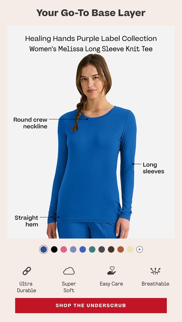 SHOP THE MELISSA LONG SLEEVE KNIT TEE