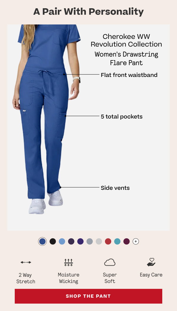 SHOP THE DRAWSTRING FLARE PANT