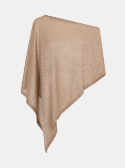Shimmer Poncho Natural