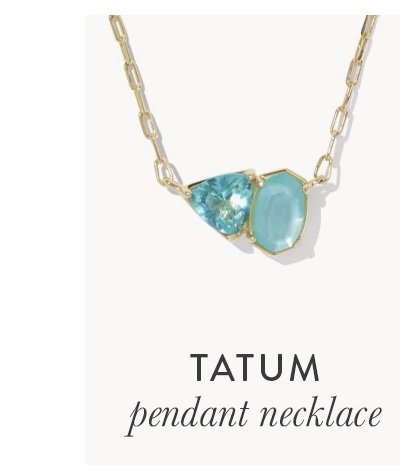 Tatum pendant necklace
