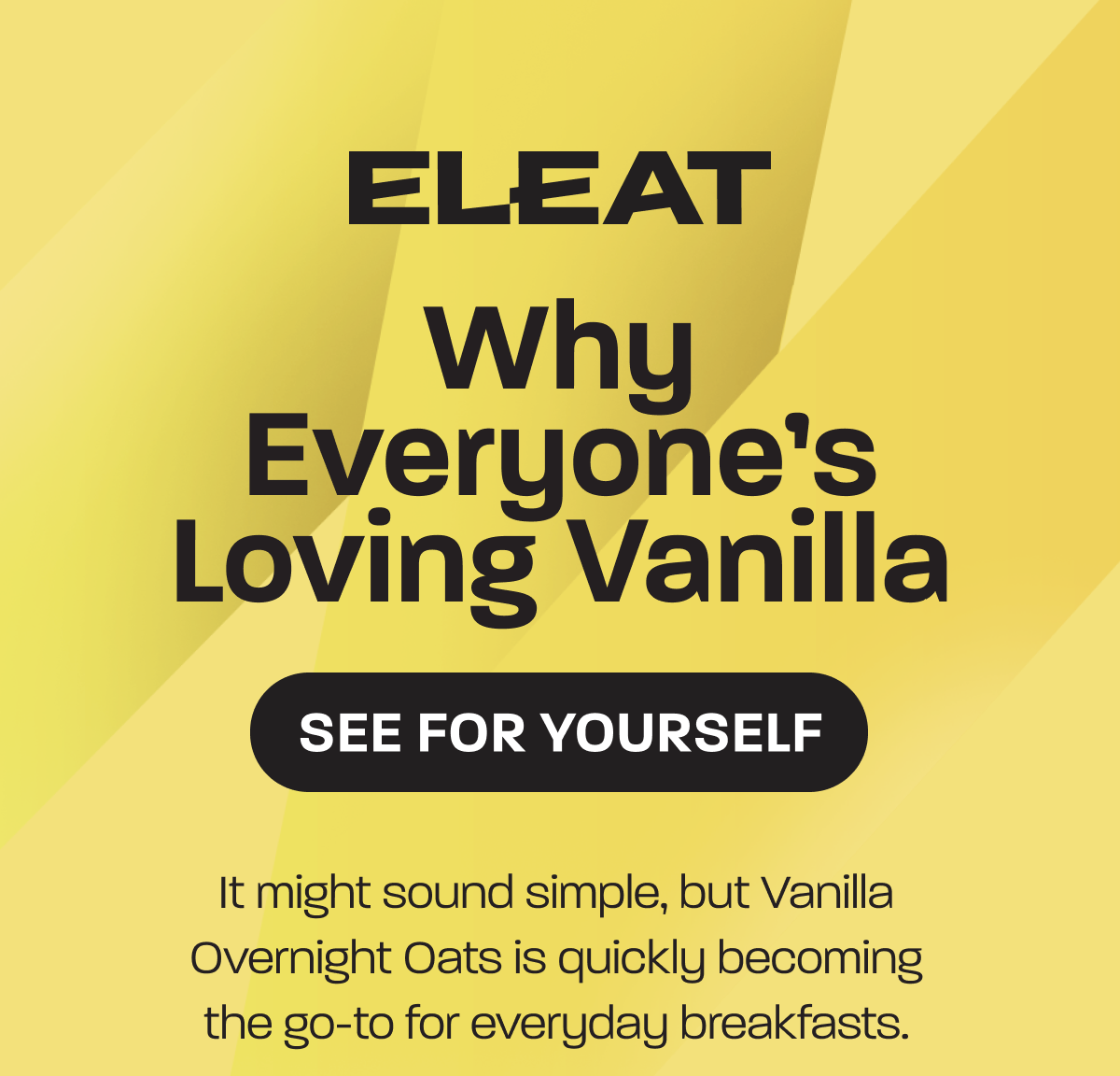 Why Everyone's loving vanilla