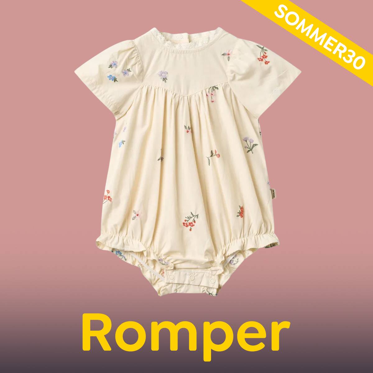 Romper til baby og småbarn for varme dager og sommerbruk
