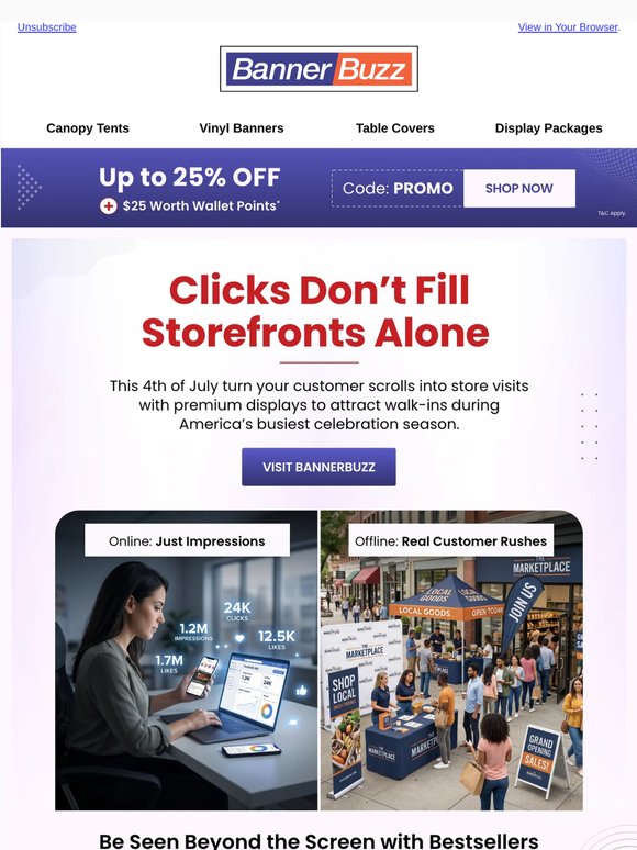 Displays to Bring Your Digital Audiences to Your Location