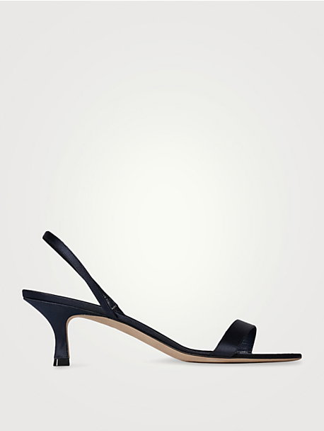 Ella Satin Slingback Sandals