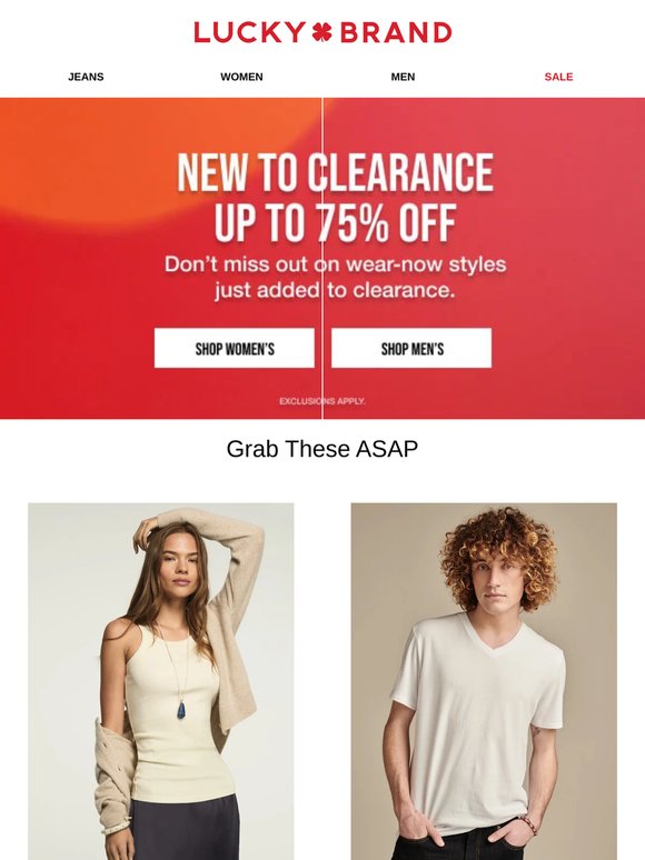 MAJOR Markdowns Up To 75% Off!