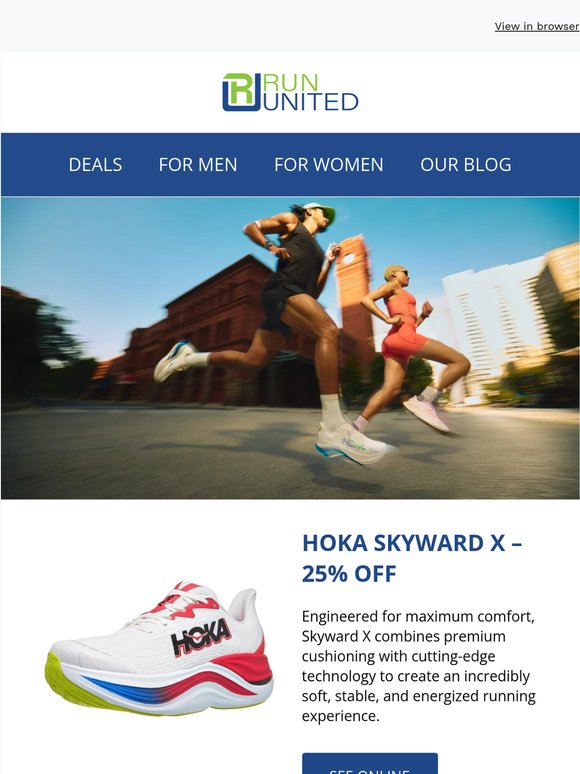 HOKA Skyflow and Skyward X Now on Sale