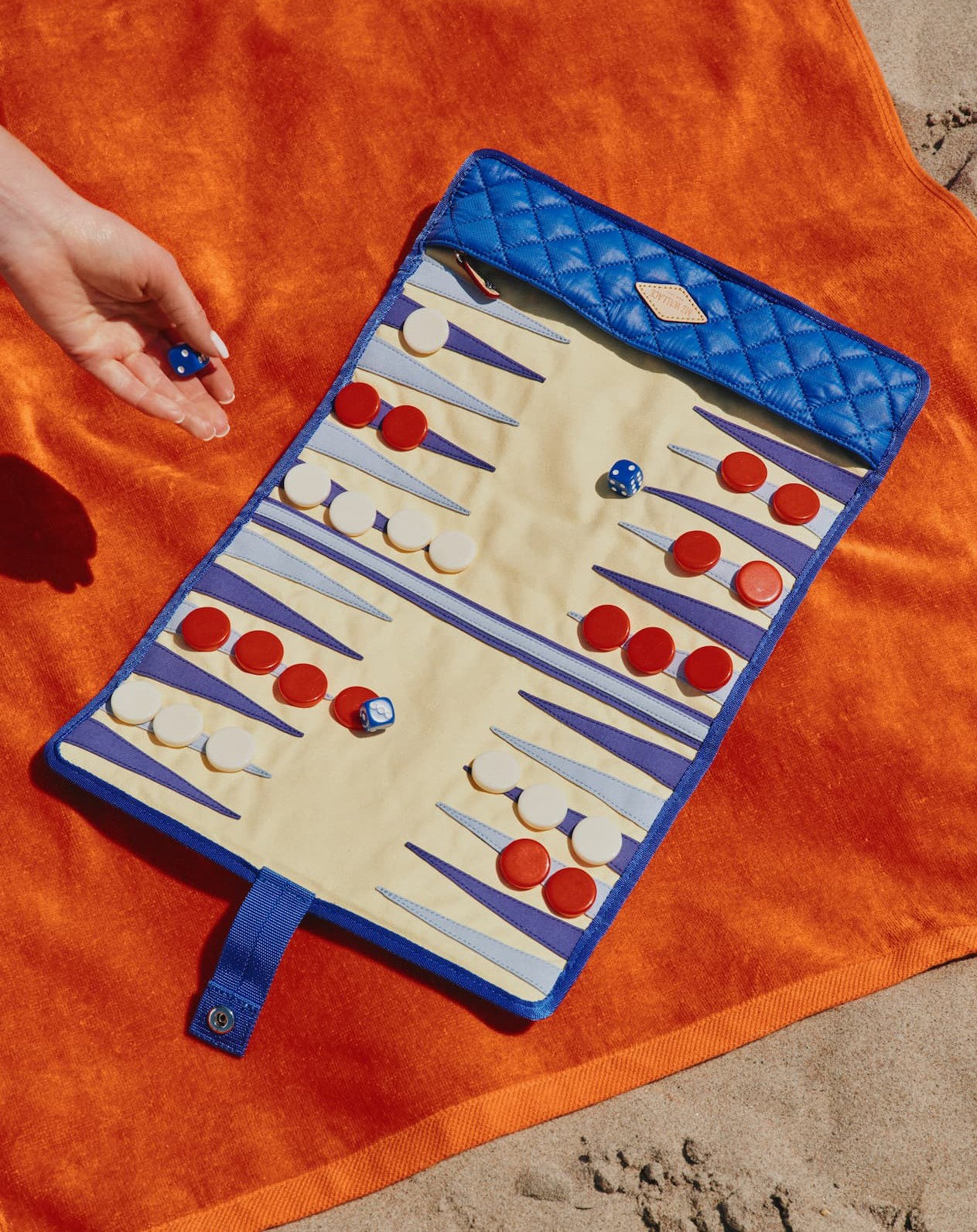 Shop the Surf Blue Backgammon Set