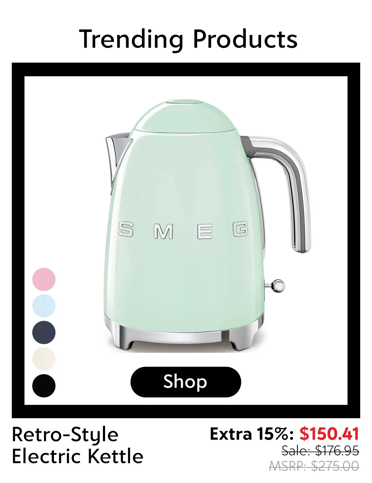 SMEG Retro-Style Electric Kettle