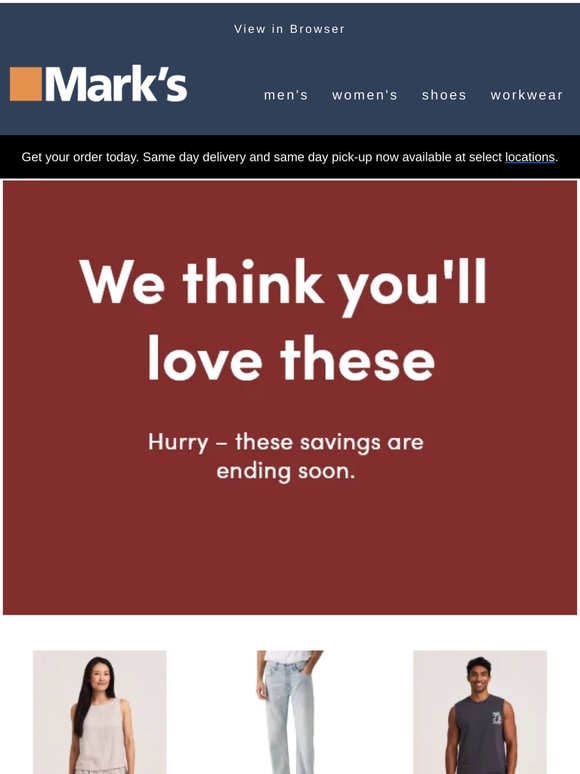 These savings are ending soon.