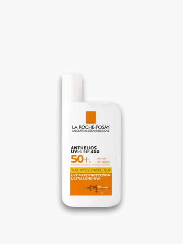 La Roche-Posay Anthelios UVMune 400 Onzichtbare Fluid Ongeparfumeerde Zonnebrandcrème SPF50+ 50 ml