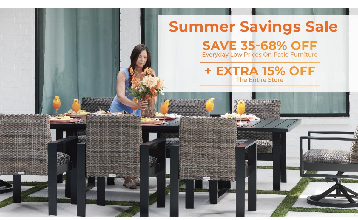 Summer Savings Sale - extra 15% off storewide 