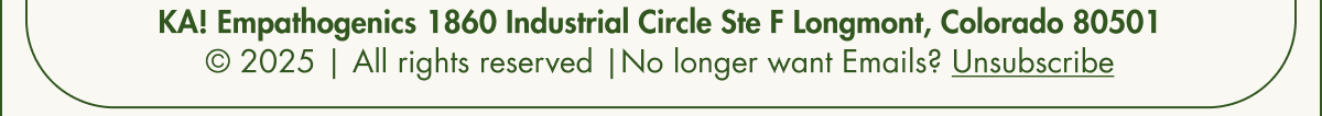 No longer want emails? Unsubscribe here