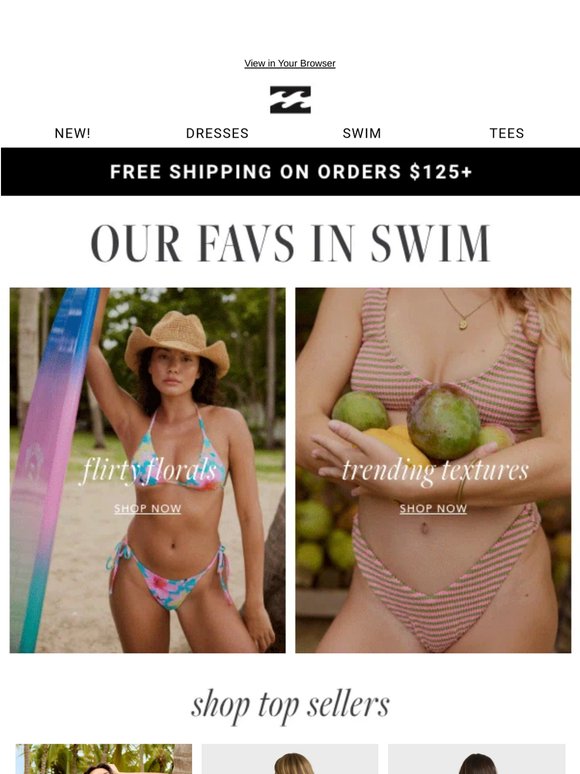 The Summer Swim Edit