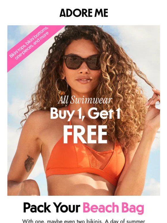 Buy 1, Get 1 FREE All Swimwear 👙