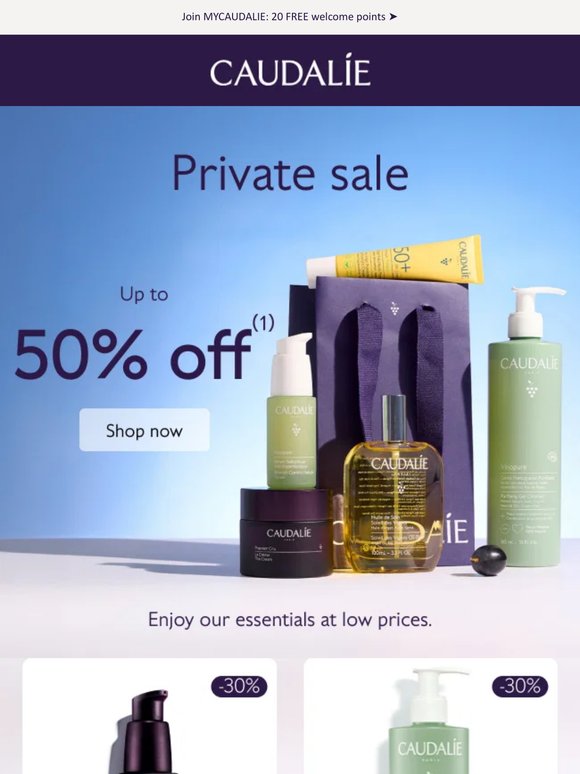 ☀️ Private sale: up to 50% off ☀️