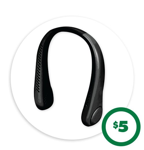 $5 Rechargeable Neck Fans