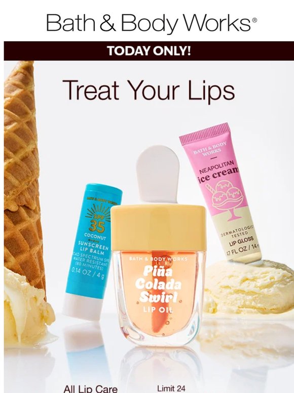 $3.95 lip care—be sweet to your lips. 💋