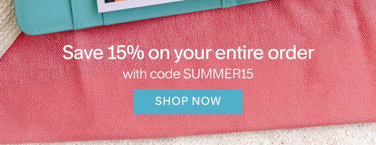 Save 15% on your entire order with code SUMMER15. Shop Now.