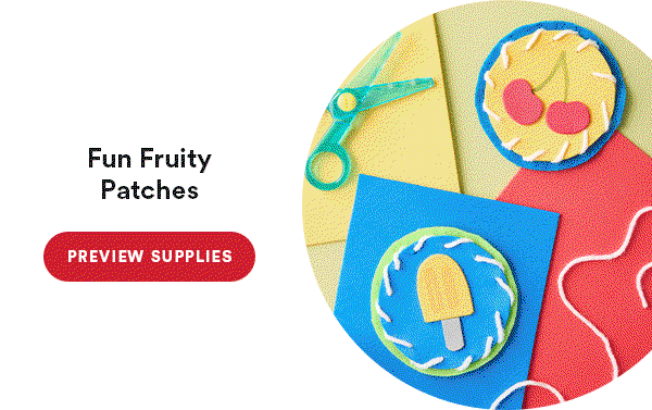 Fun Fruity Patches Preview supplies