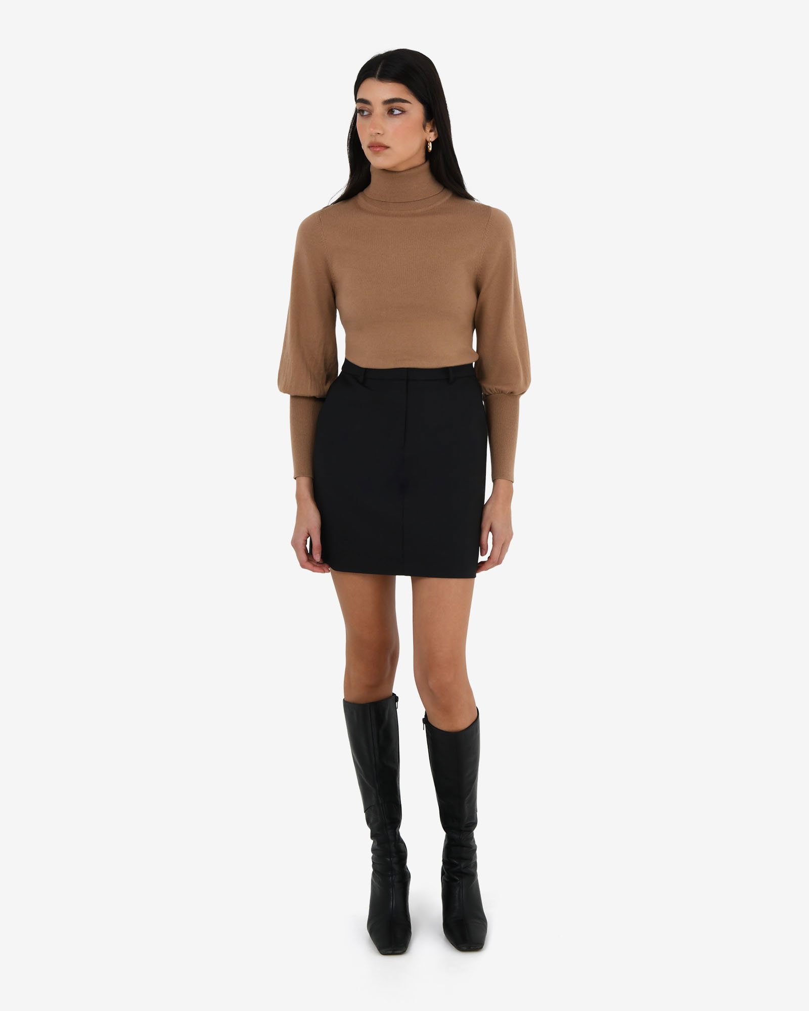 Image of Nolan High Neck Knit 