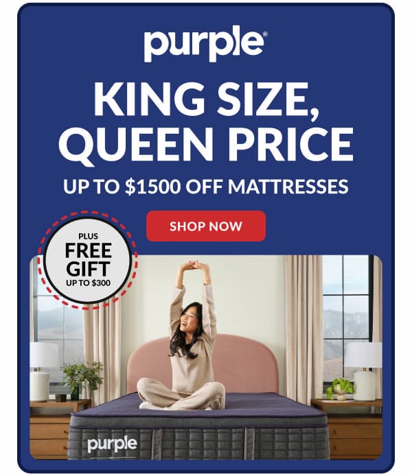 Purple King Size Queen Price