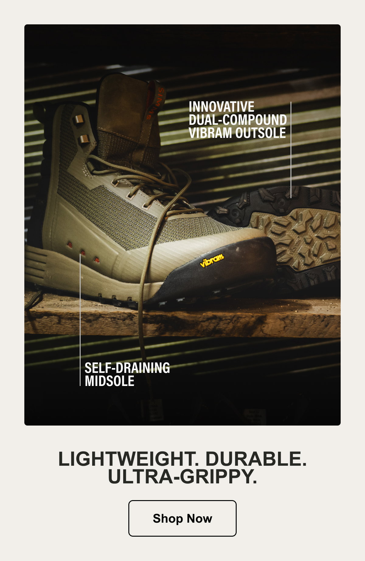 Lightweight. Durable. Ultra-Grippy.