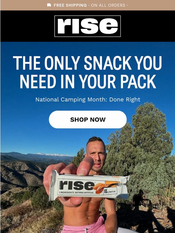 It’s National Camping Month. Pack accordingly.