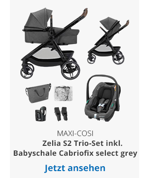 Zelia S2 Trio-Set inkl. Babyschale Cabriofix select grey