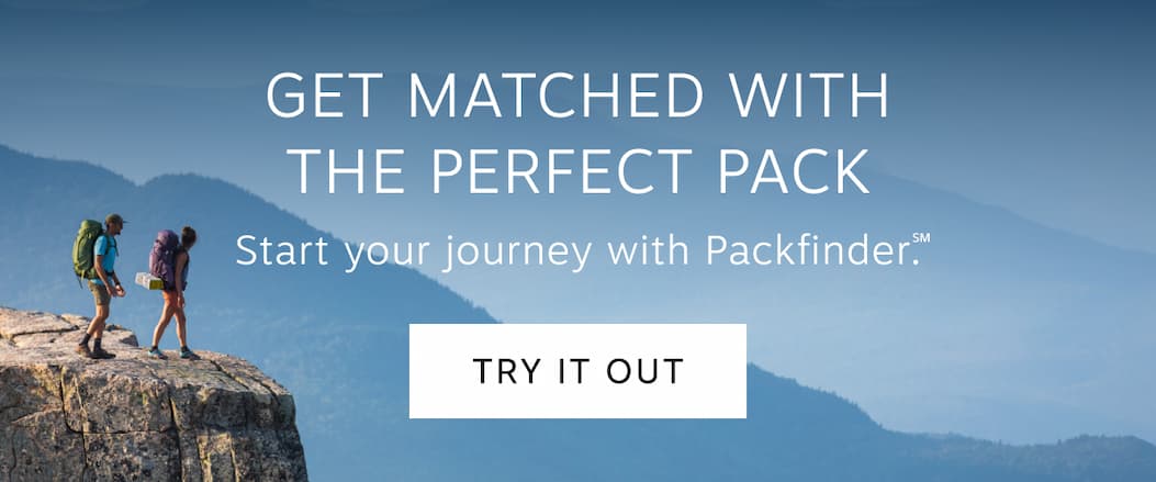 Get matched with your perfect pack | Try Packfinder on Our Website