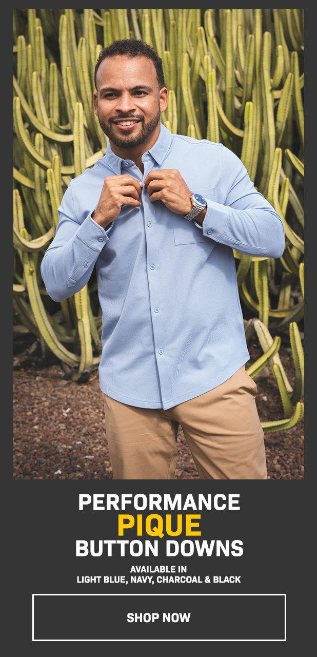 Performance Pique Button Down Shirt