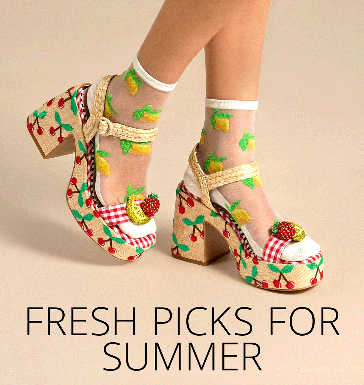 SUMMER, FRUIT SOCKS