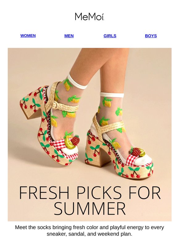 Fresh Drop: Summer Socks 🍋