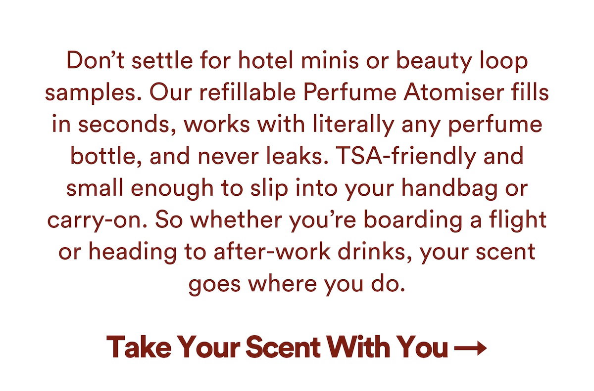 Personalised perfume atomiser