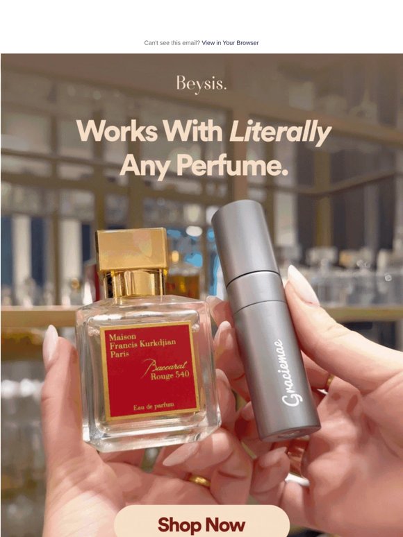 Your perfume shouldn't live on your dresser.