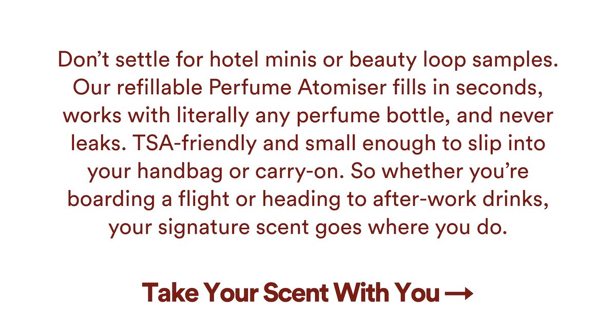 Personalised perfume atomiser