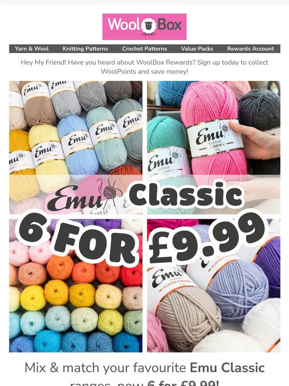 Emu Classic Ranges Now 6 For £9.99!
