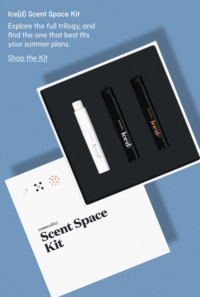 Ice(d) Scent Space Kit Copy: Explore the full trilogy, and find the one that best fits your summer plans.