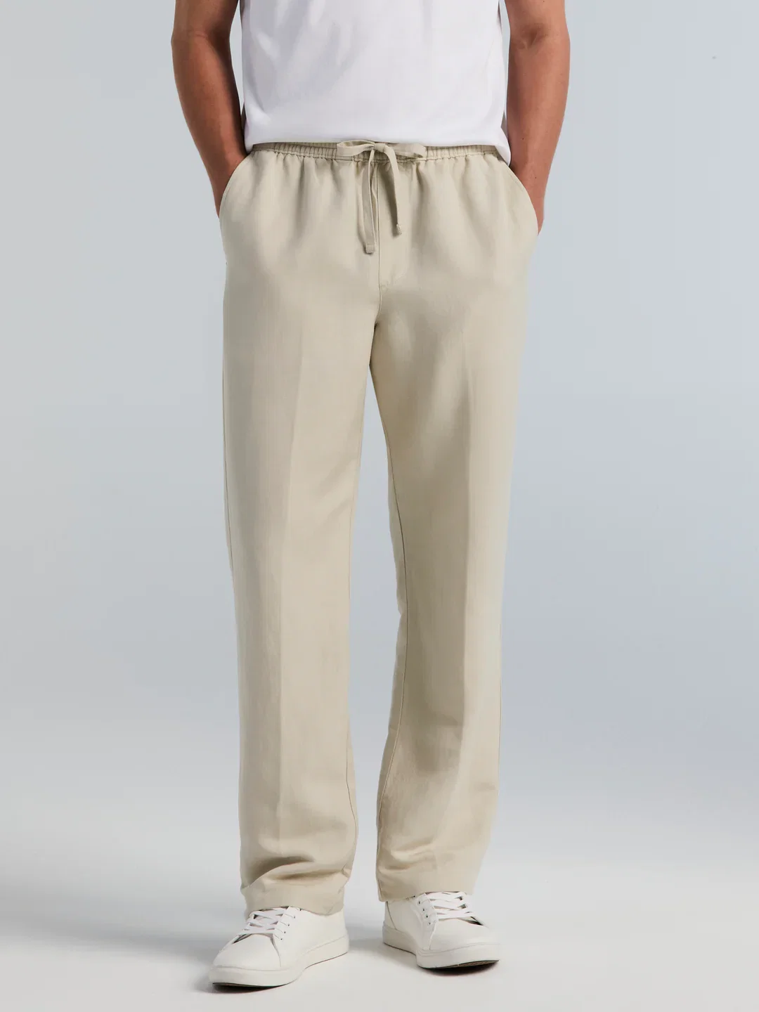 Straight Leg Pull-On Drawstring Pant