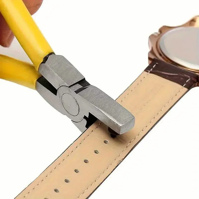 Image of Universal 2.0mm Faux Leather Hole Punch Plier - Effortless Belt, Dog Collar, Shoe, and Craft Project Repair Tool